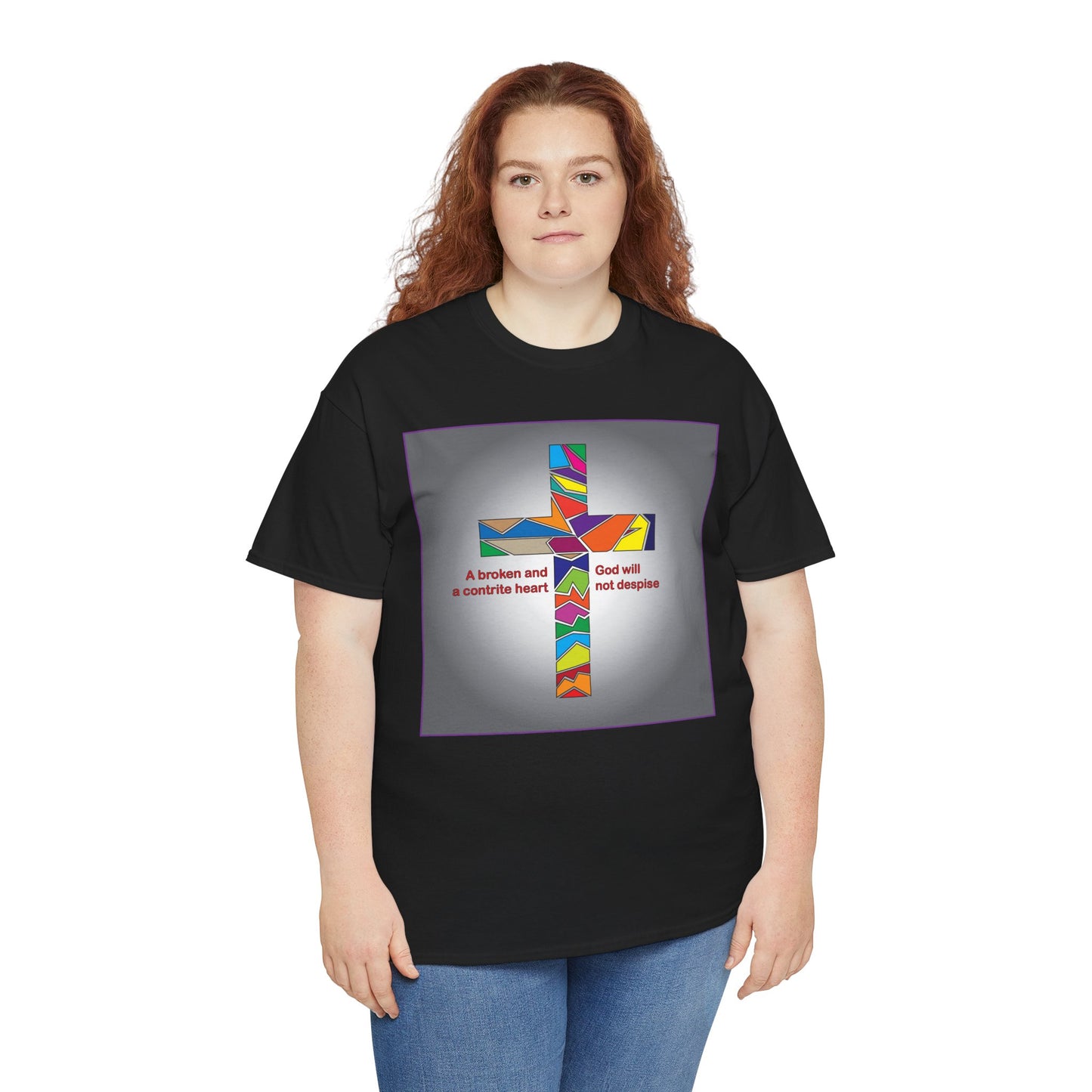 Psalm 51 inspired Christian T-shirt design.