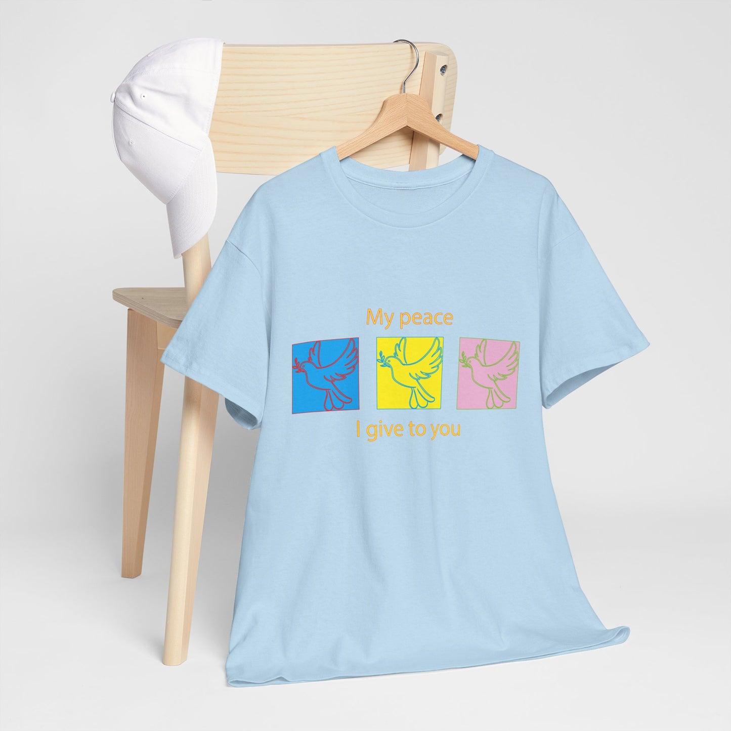 God gives Peace Inspirational Christian T-Shirt.