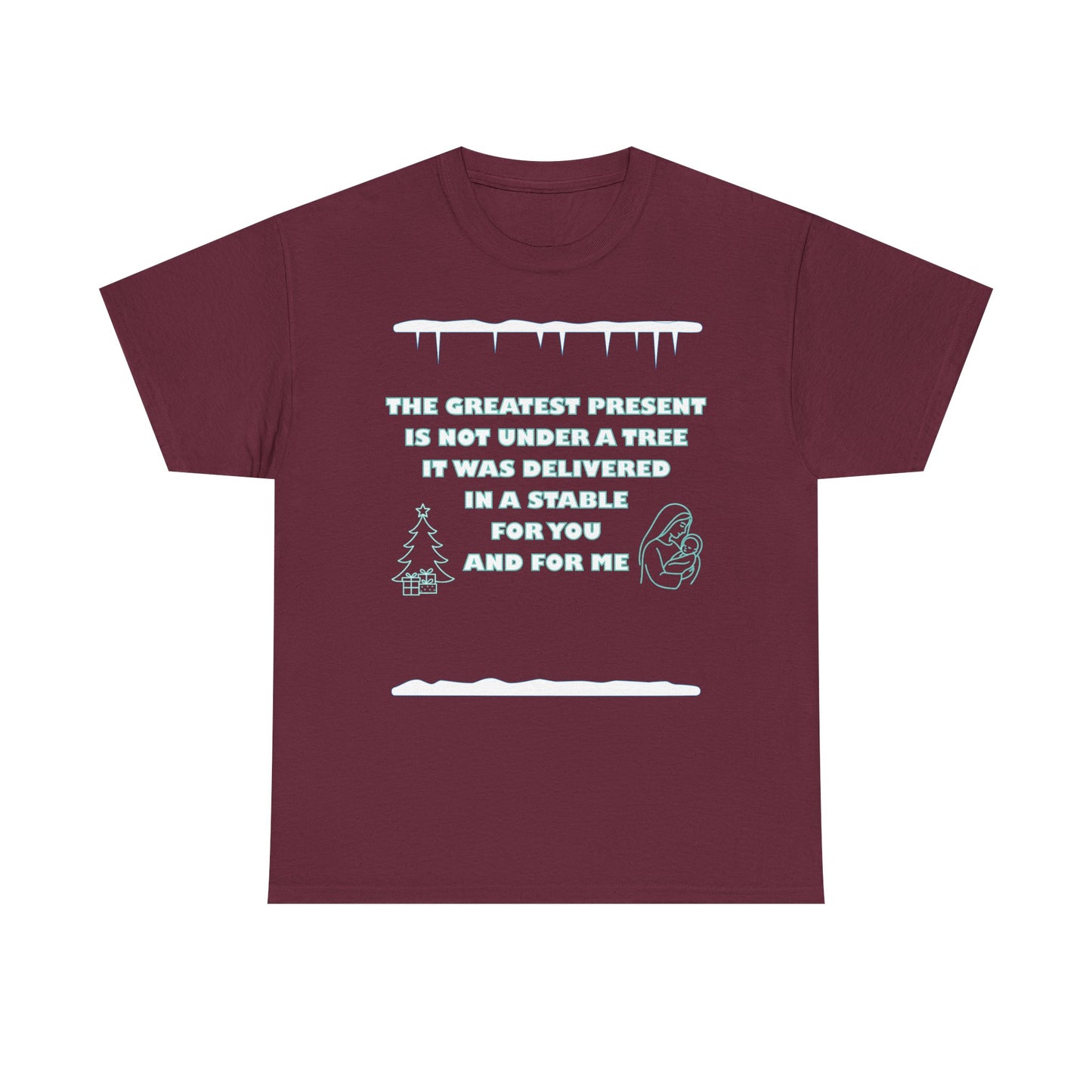Christmas T-shirt design.