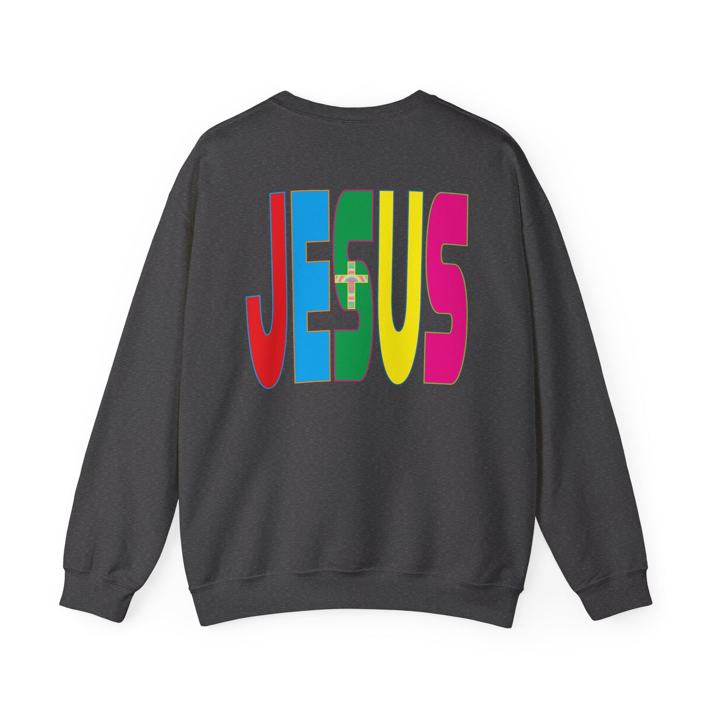 Name of Jesus sweatshirt design.