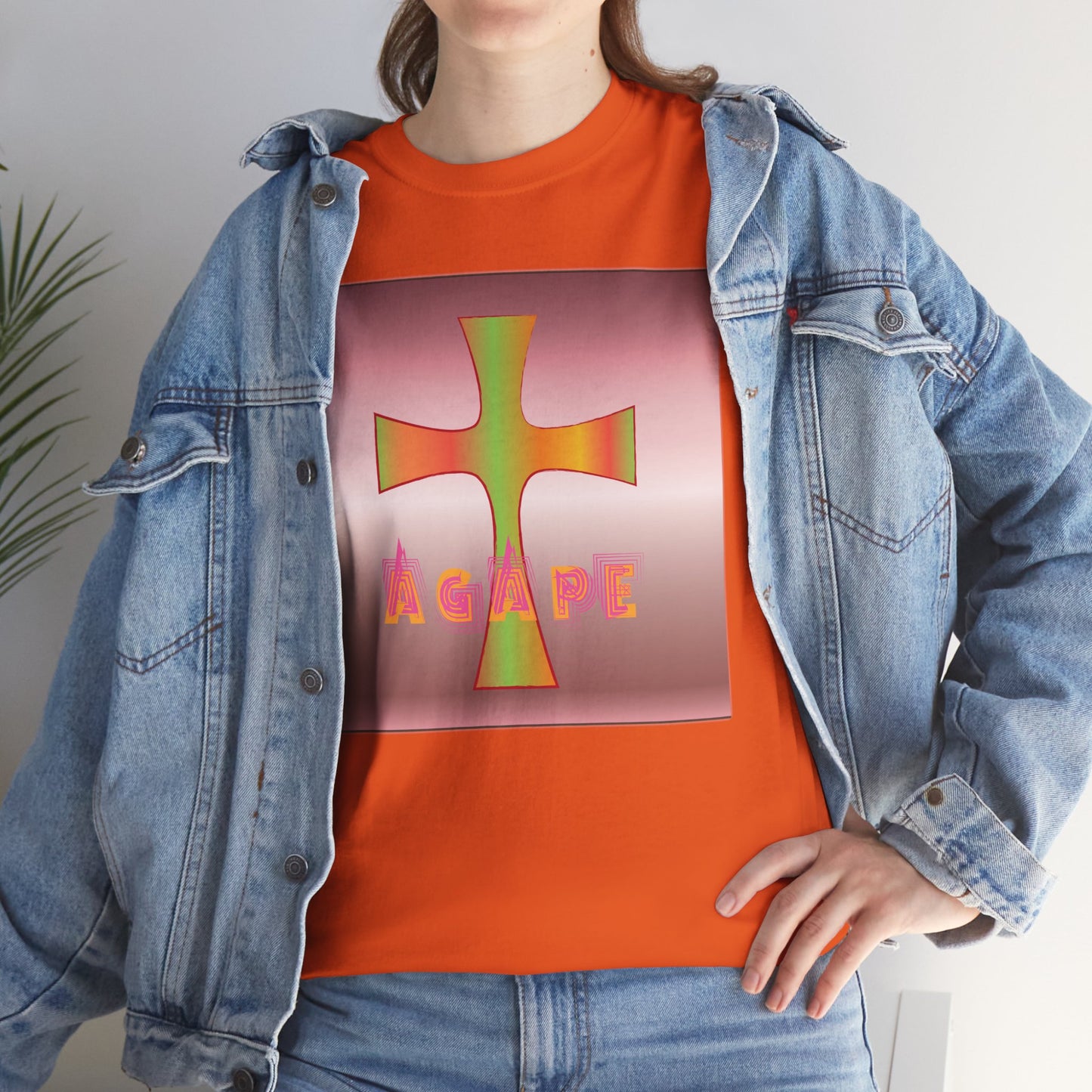 Agape christian inspired T-shirt design.