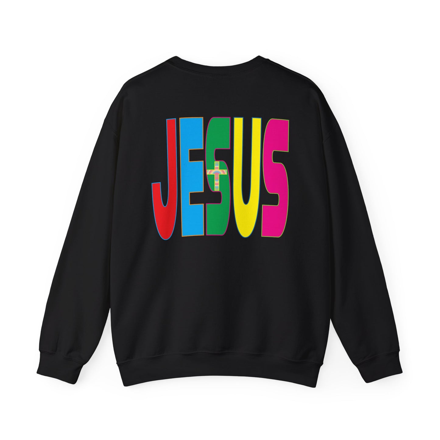 Name of Jesus sweatshirt design.