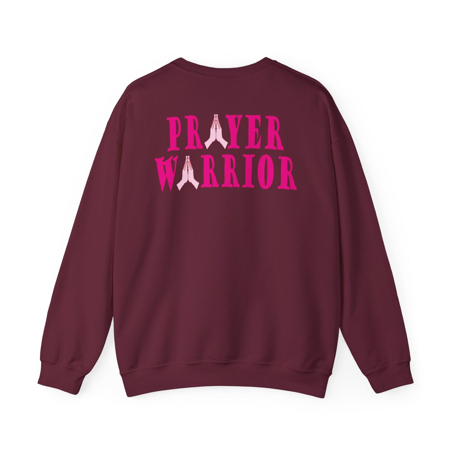 Prayer Warrior sweatshirt design.