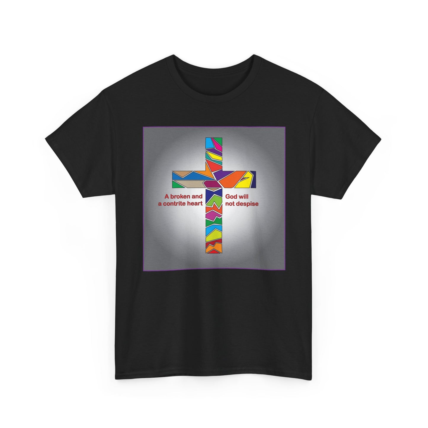 Psalm 51 inspired Christian T-shirt design.