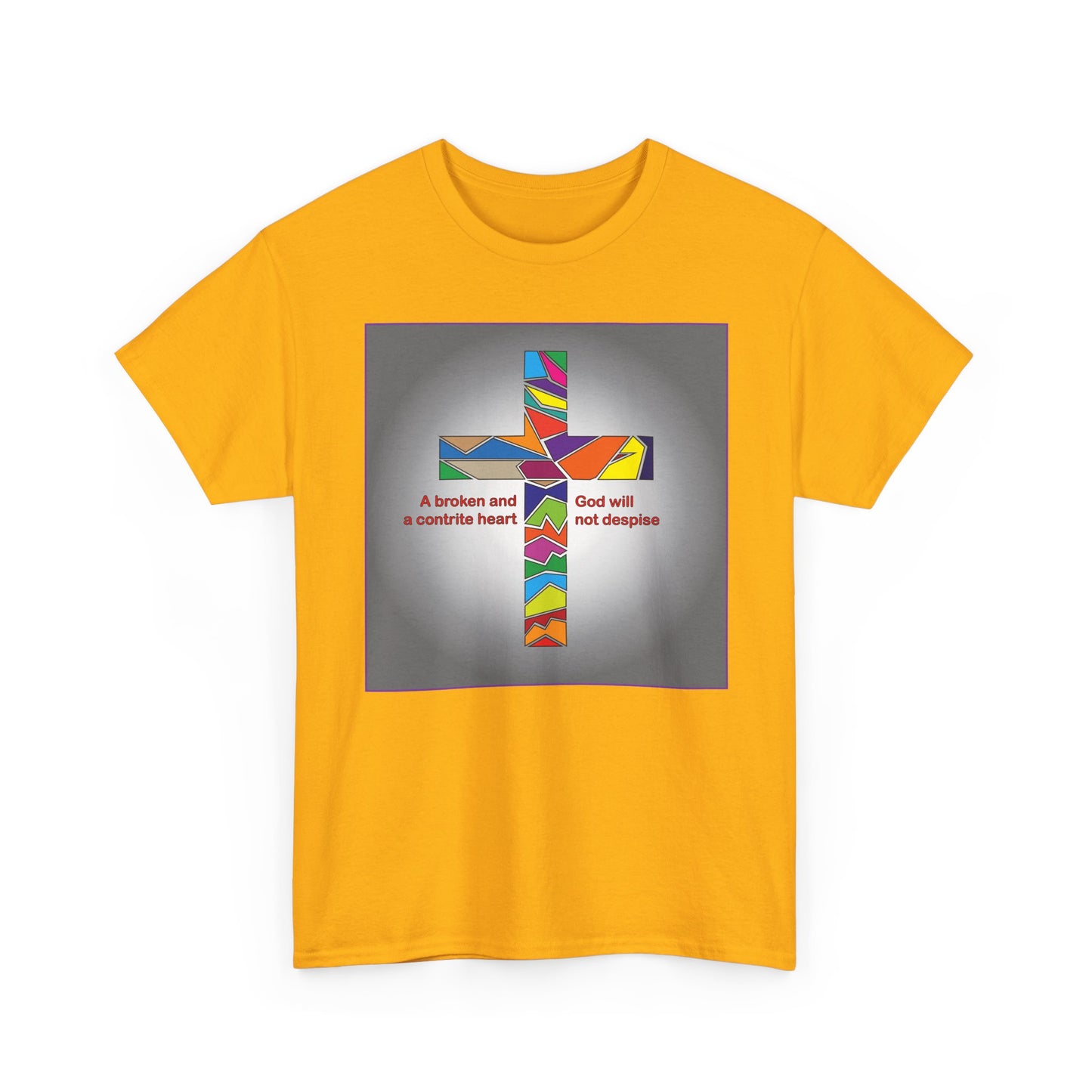 Psalm 51 inspired Christian T-shirt design.