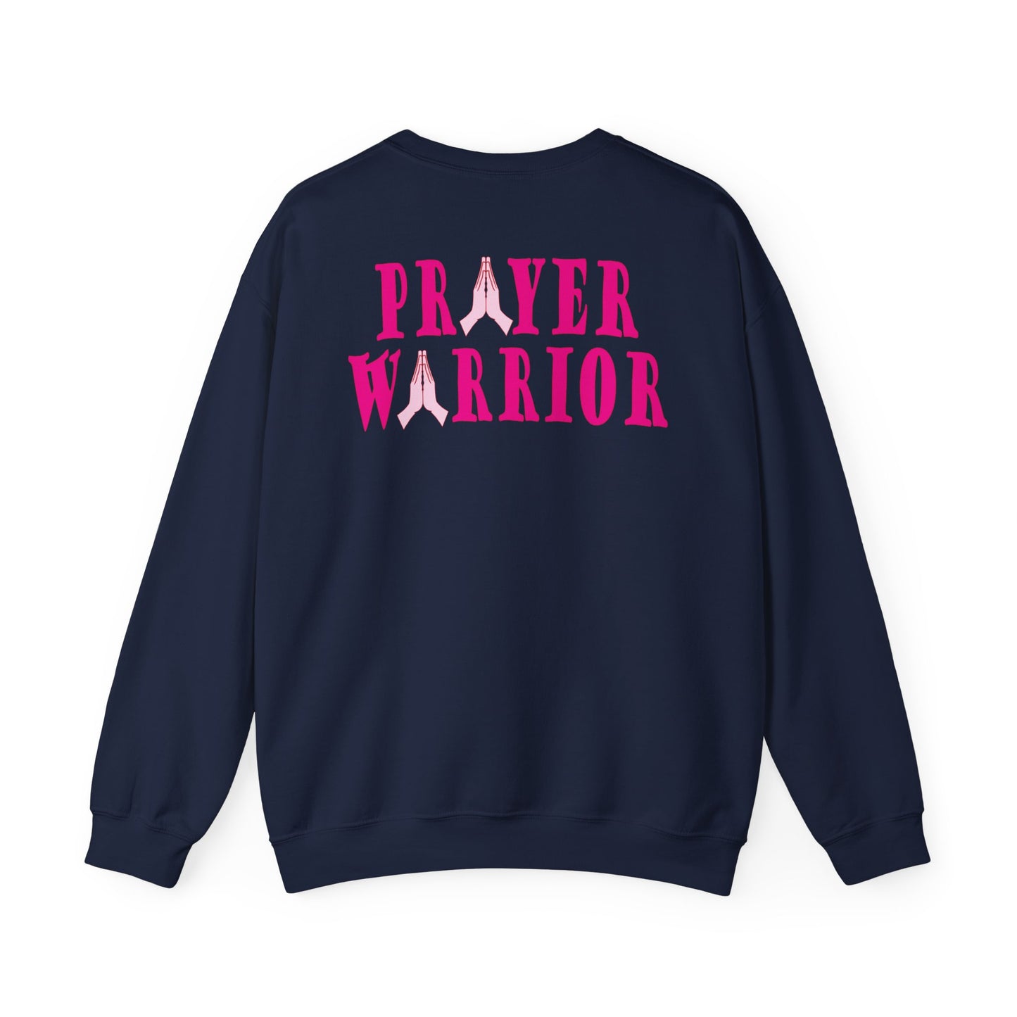 Prayer Warrior sweatshirt design.