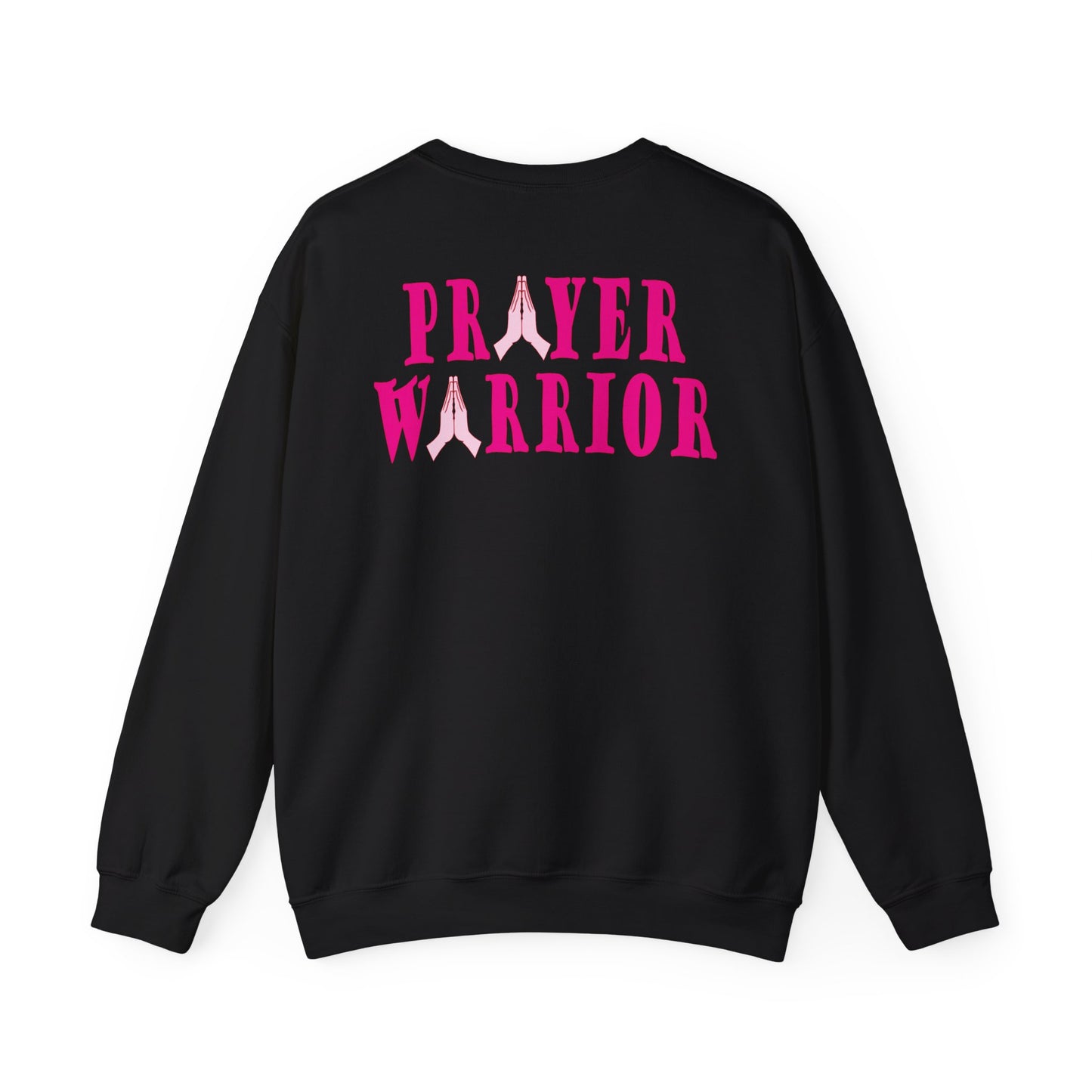 Prayer Warrior sweatshirt design.