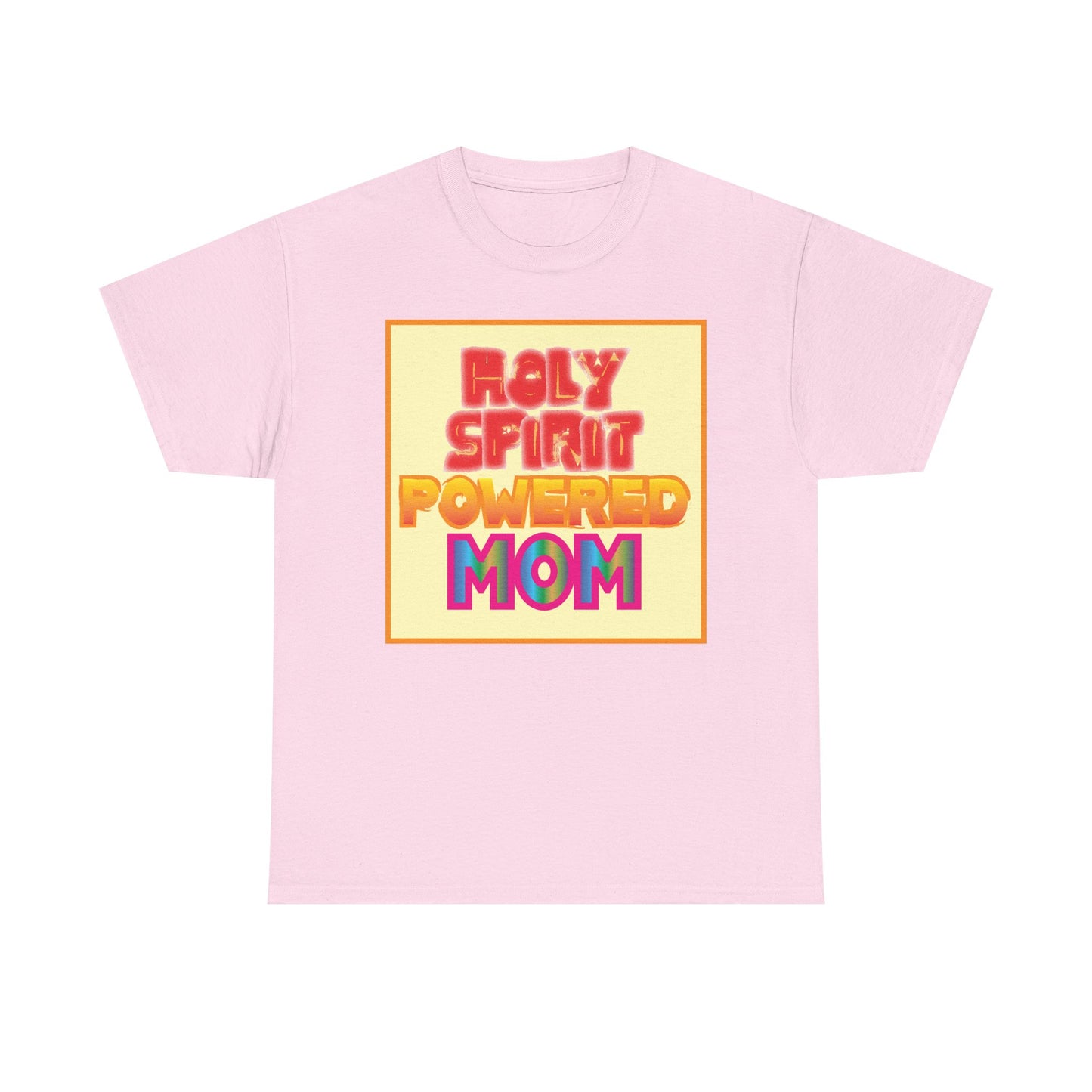 Holy Spirit Powered Mom christian inspired T-shirt design.