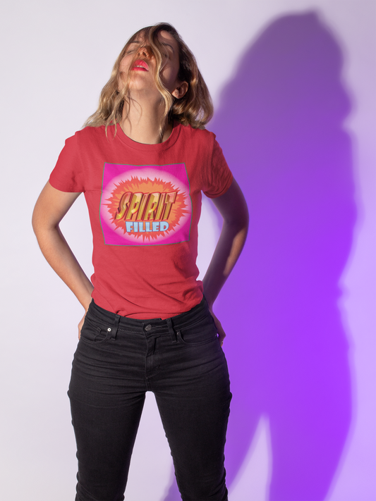 Holy Spirit themed inspirational Christian T-shirt.