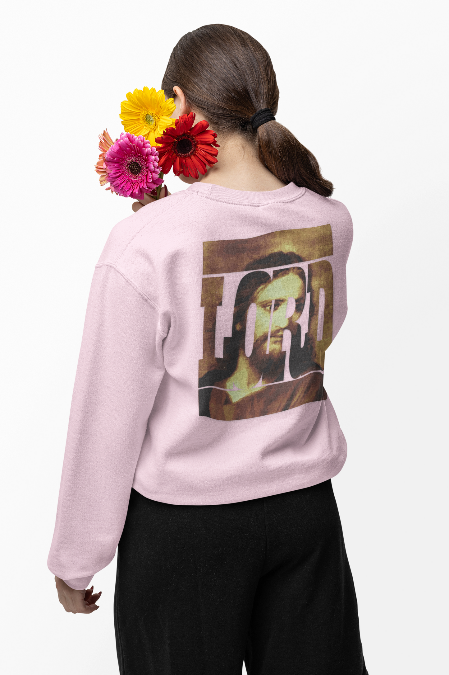 Hoffman's Head of Christ with Lord logo sweatshirt design.