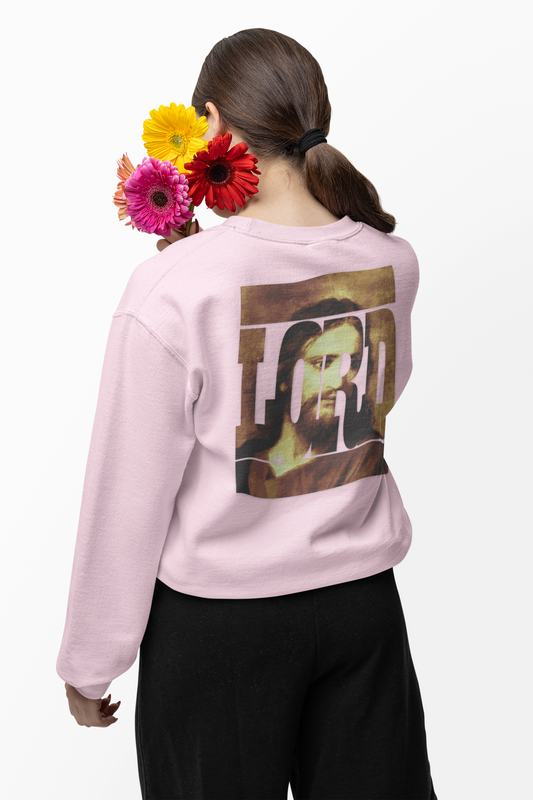 Hoffman's Head of Christ with Lord logo sweatshirt design.