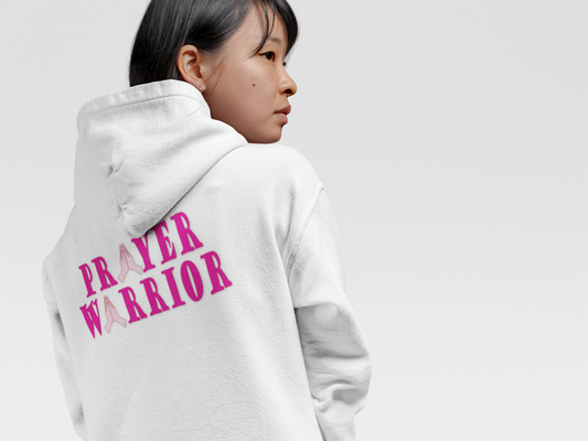 Prayer Warrior hoodie design.