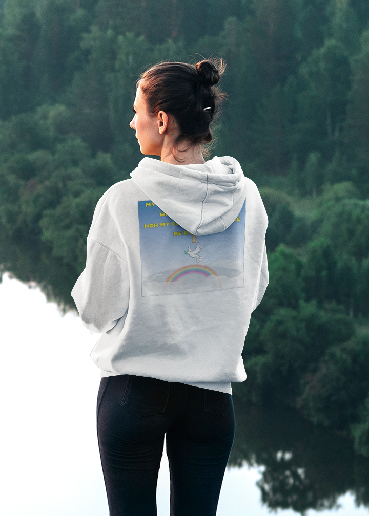 Covenant of Peace Christian inspired Hoodie design.