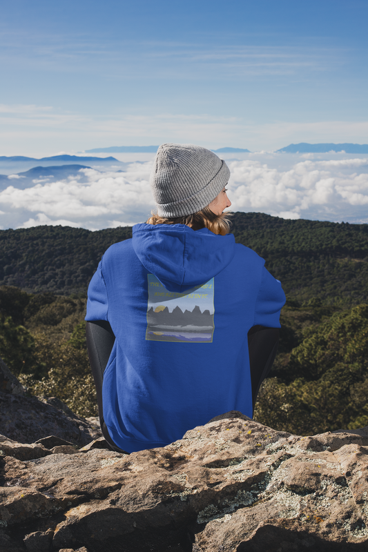 The earth is the Lord's christian inspired hoodie design.