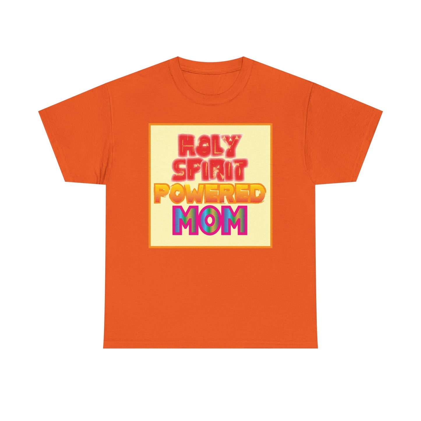 Holy Spirit Powered Mom christian inspired T-shirt design.