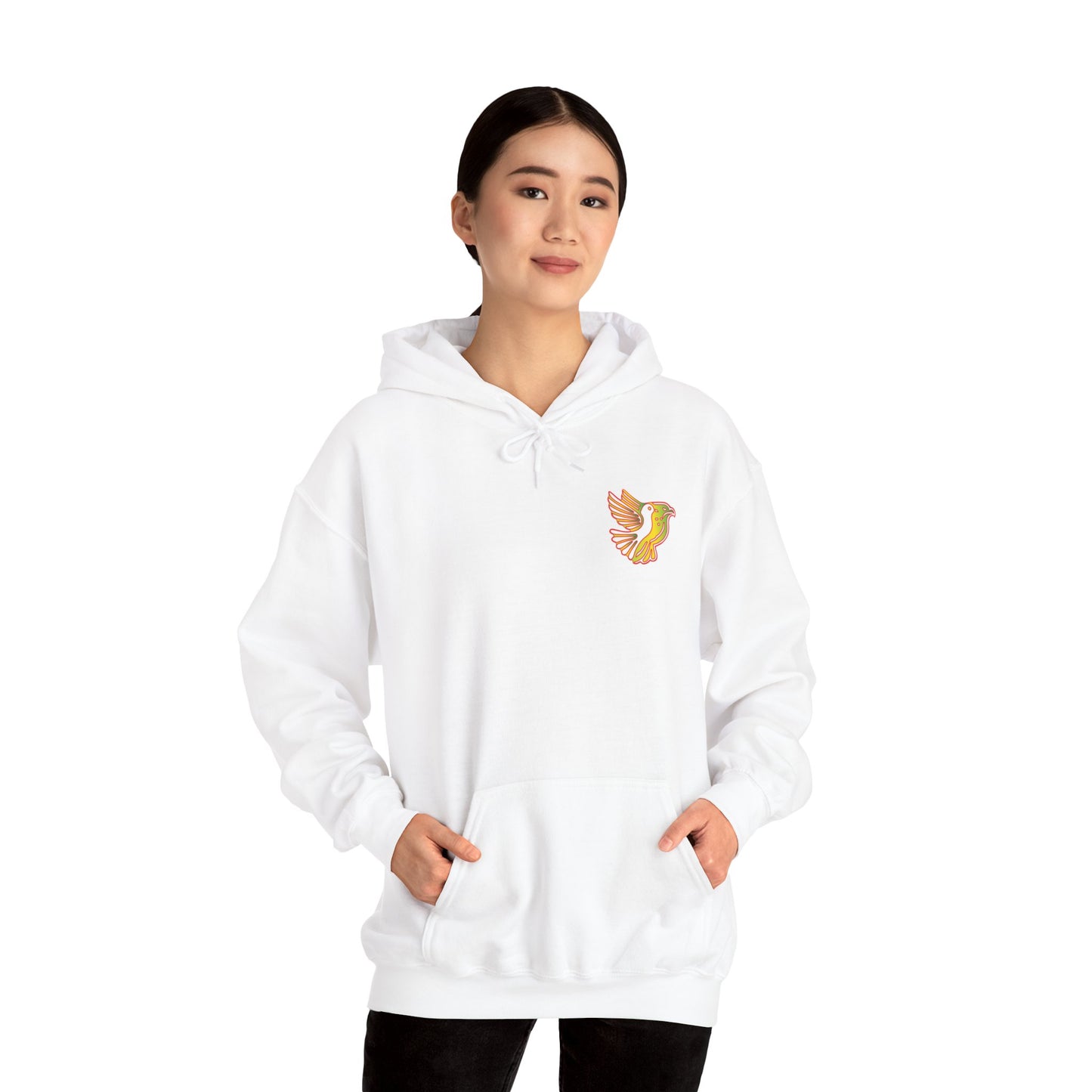 Lord Jesus Christ in ancient Greek with cross hoodie design.