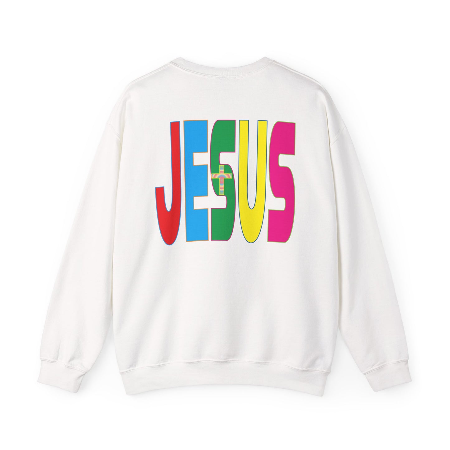 Name of Jesus sweatshirt design.