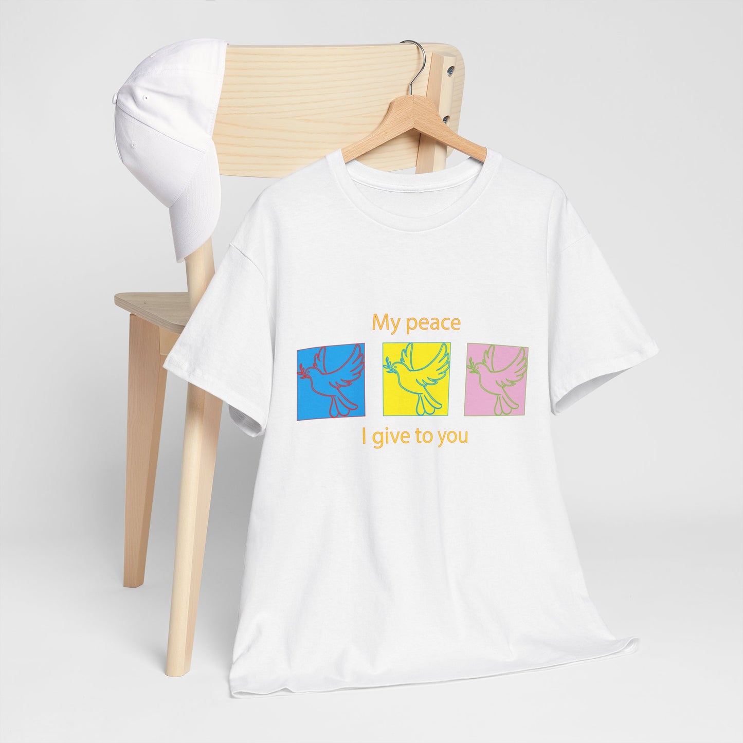 God gives Peace Inspirational Christian T-Shirt.