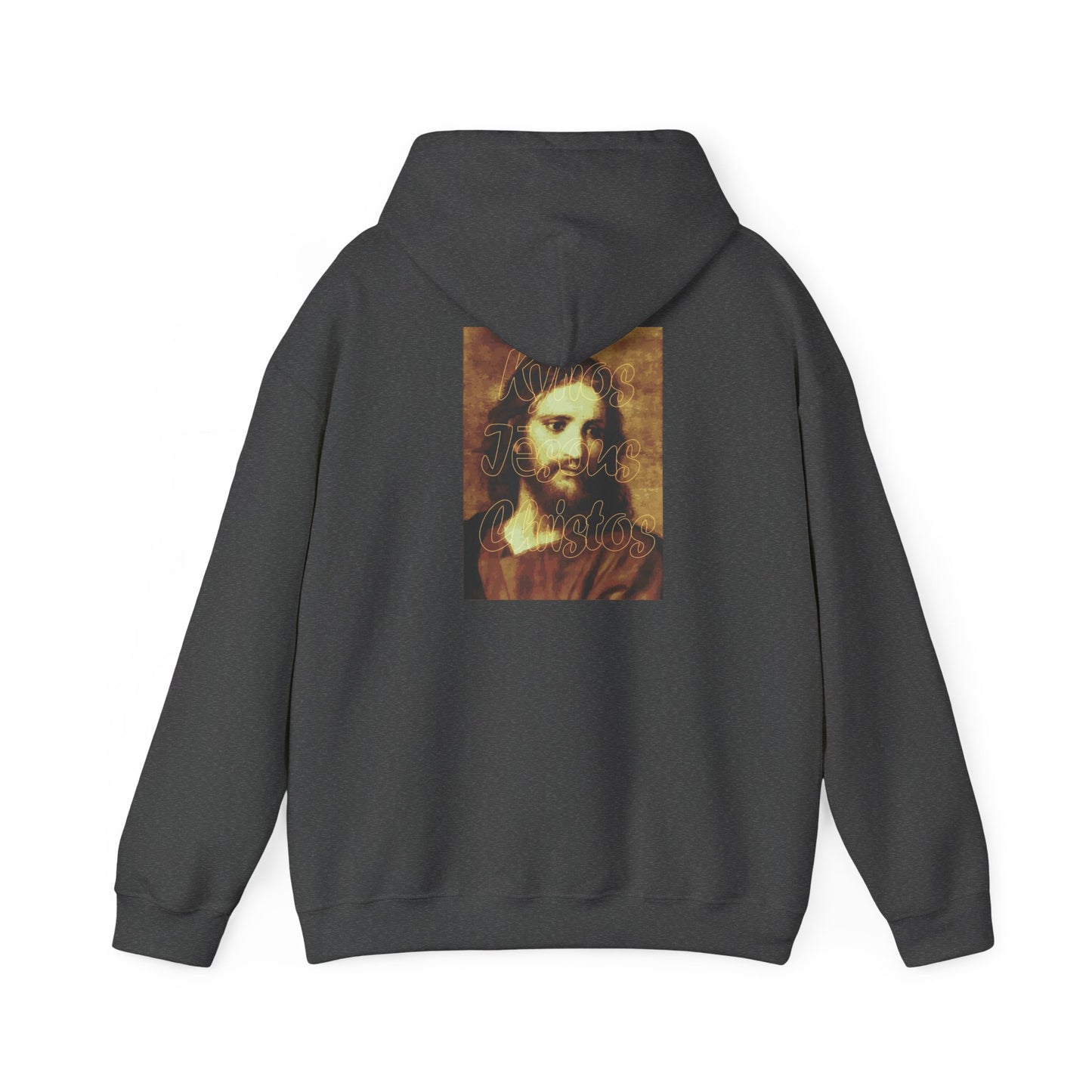 Hoffman's Head of Christ hoodie design.