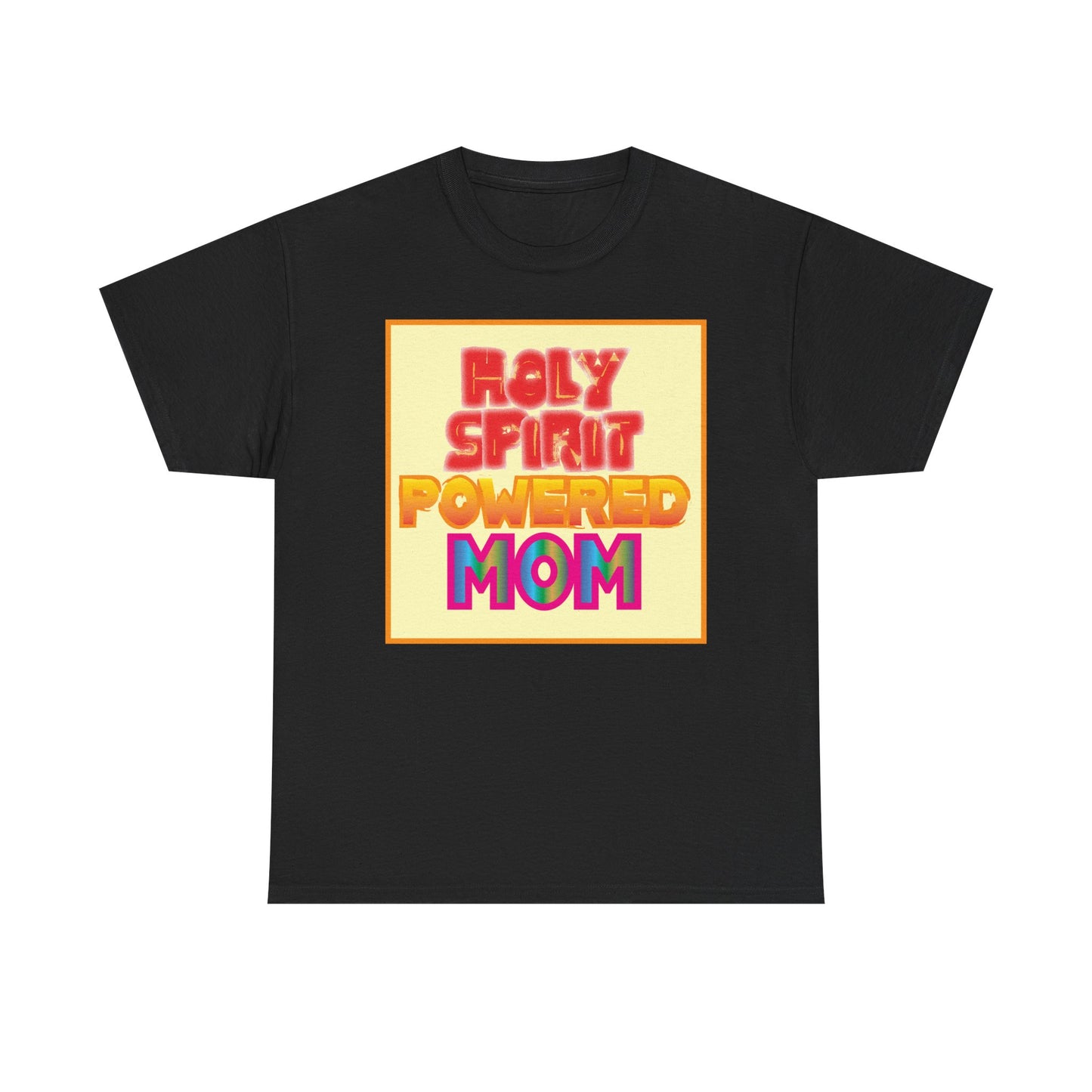Holy Spirit Powered Mom christian inspired T-shirt design.