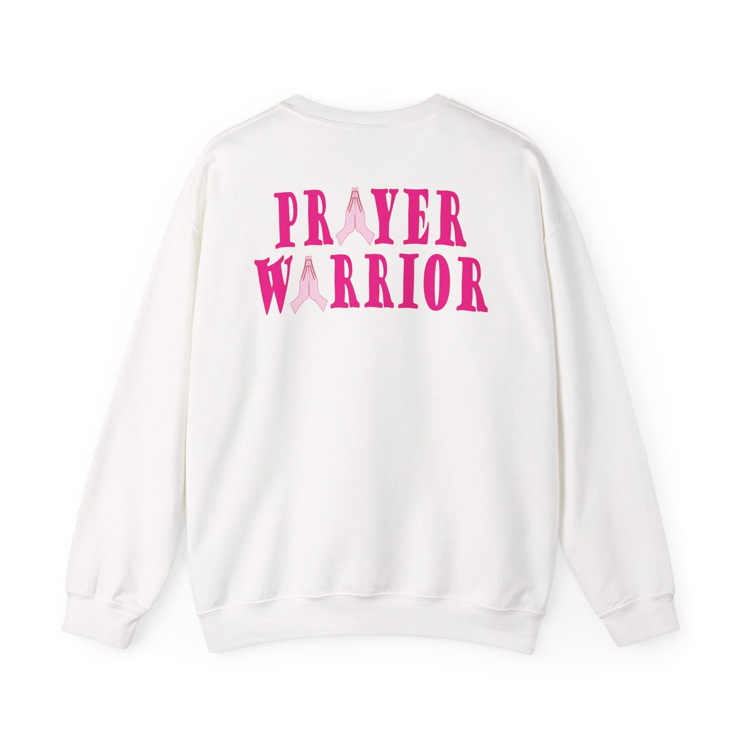 Prayer Warrior sweatshirt design.