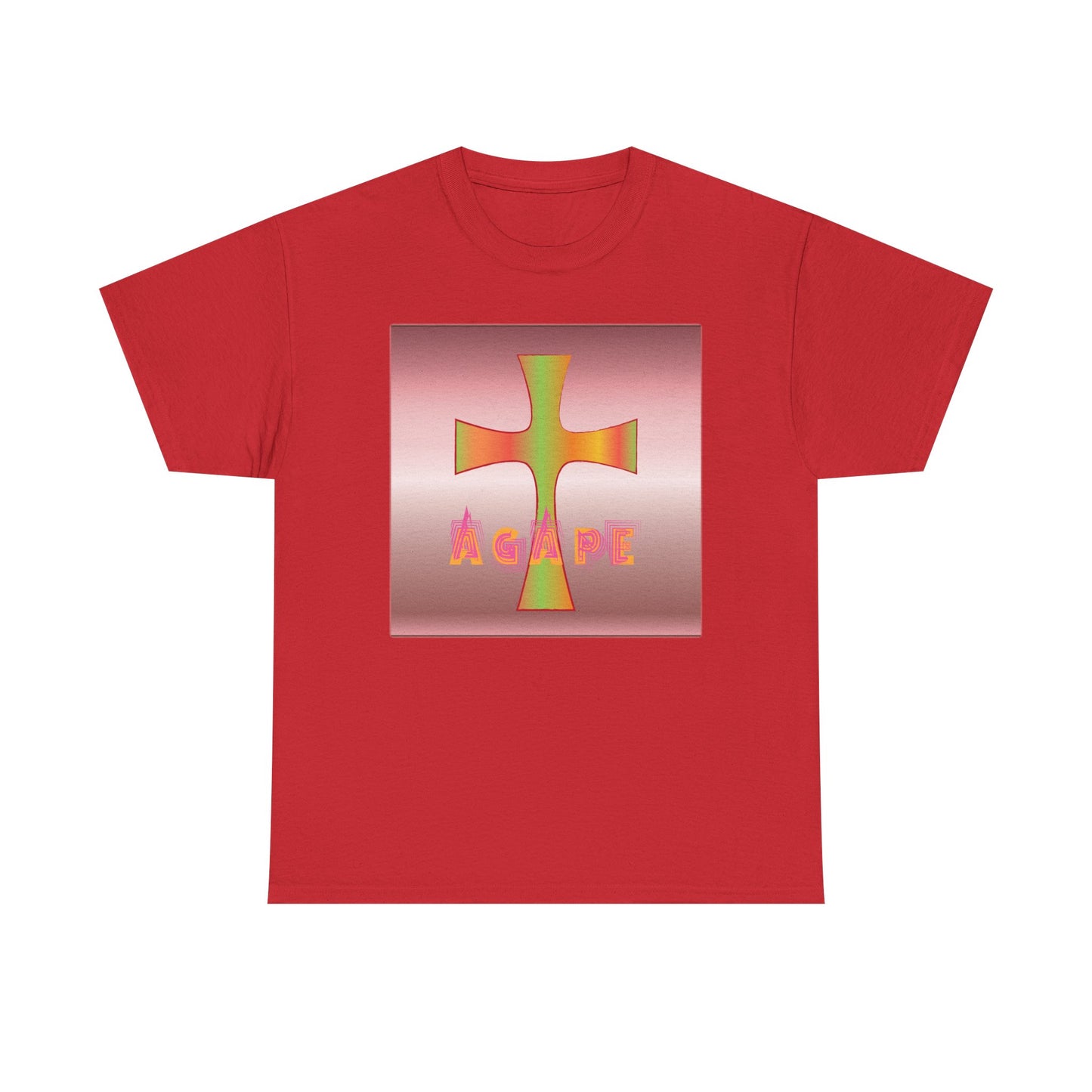 Agape christian inspired T-shirt design.