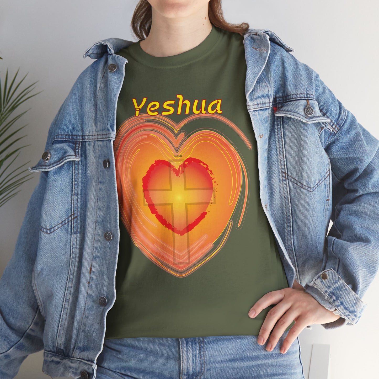 Jesus in ancient Greek inspired T-shirt design.