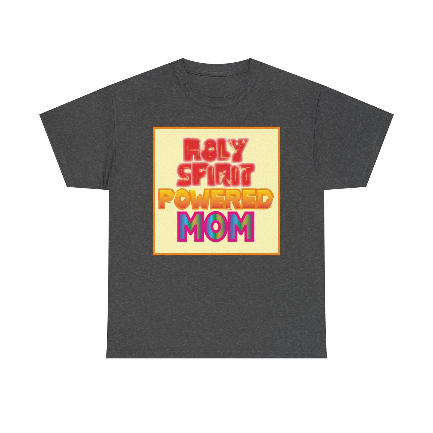 Holy Spirit Powered Mom christian inspired T-shirt design.