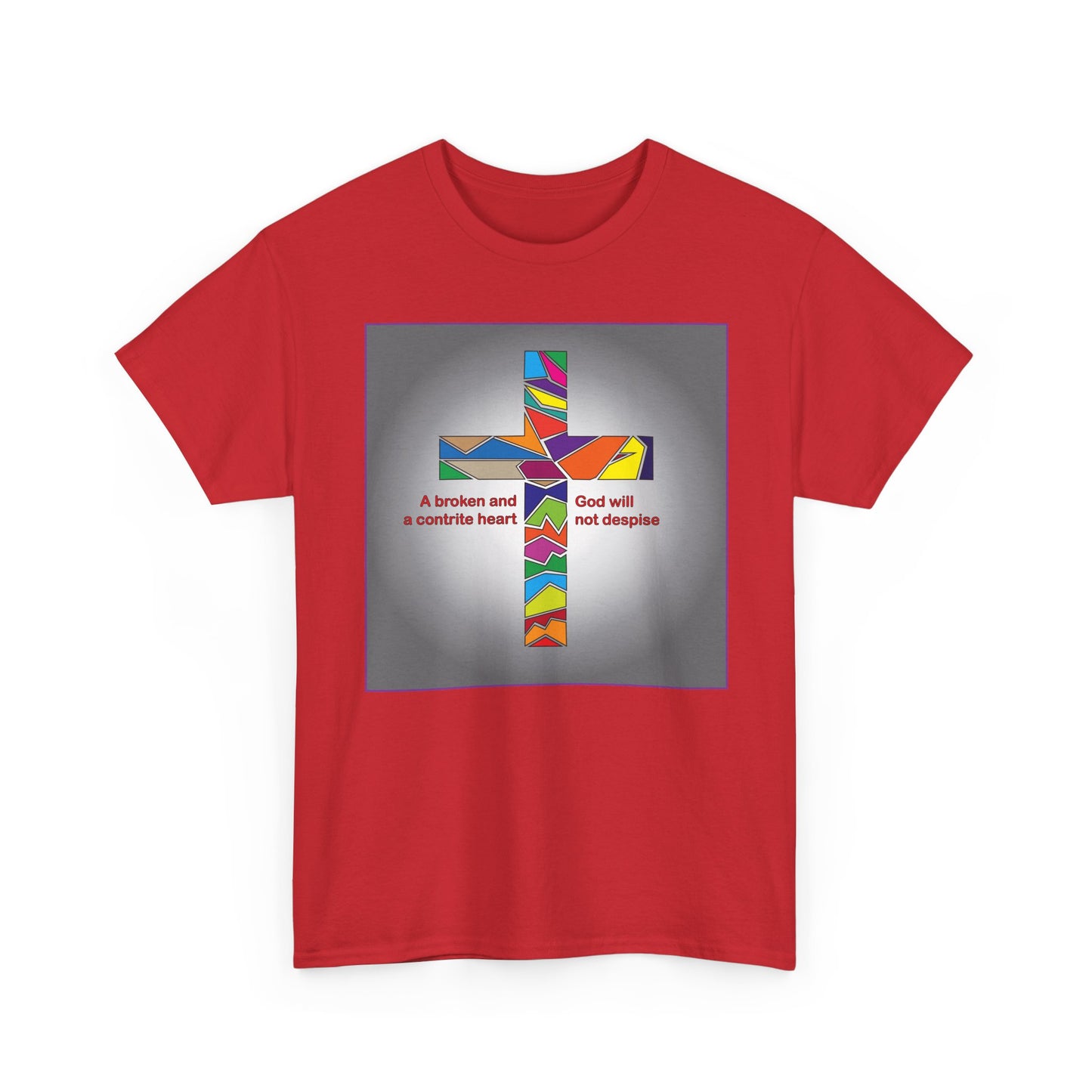 Psalm 51 inspired Christian T-shirt design.